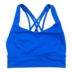 Lululemon Athletica Blazer Blue Crisscross Sports Bra